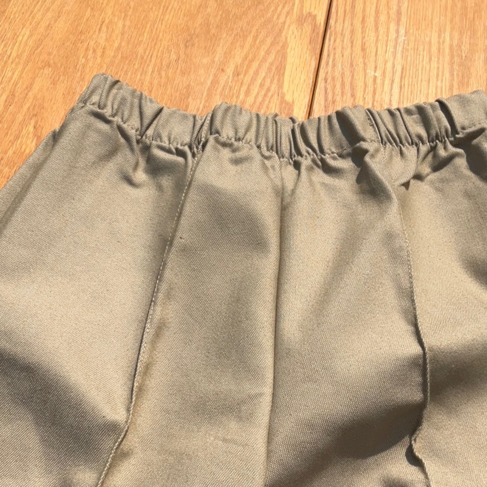NWT Vintage Sears Pull ON stitch khaki denim jeans 10 petite Made in USA - Picture 4 of 10